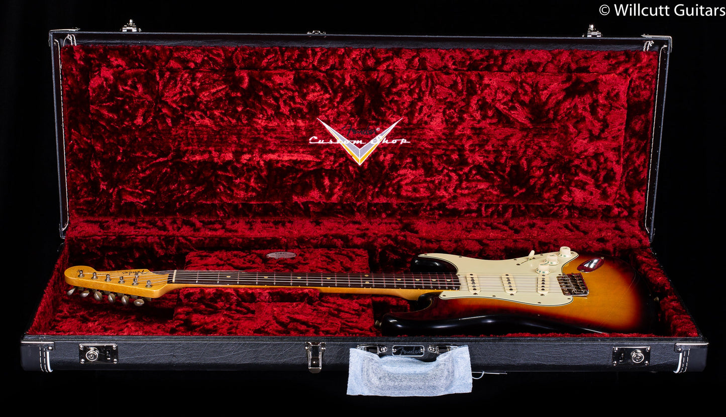 Fender Custom Shop Willcutt True '62 Stratocaster Journeyman Relic 3-Tone Sunburst Josephina Handwound 57 Soft V