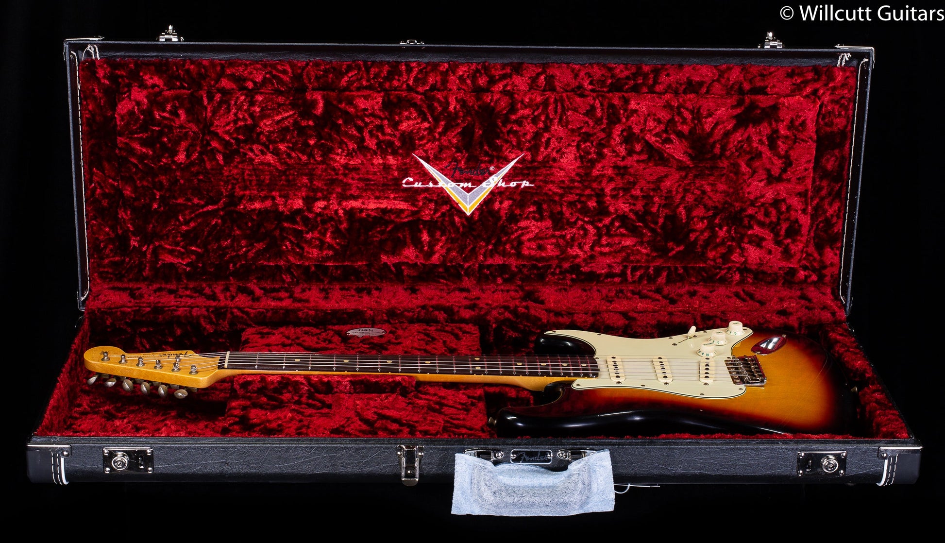 Fender Custom Shop Willcutt True '62 Stratocaster Journeyman Relic 3-Tone Sunburst Josephina Handwound 57 Soft V