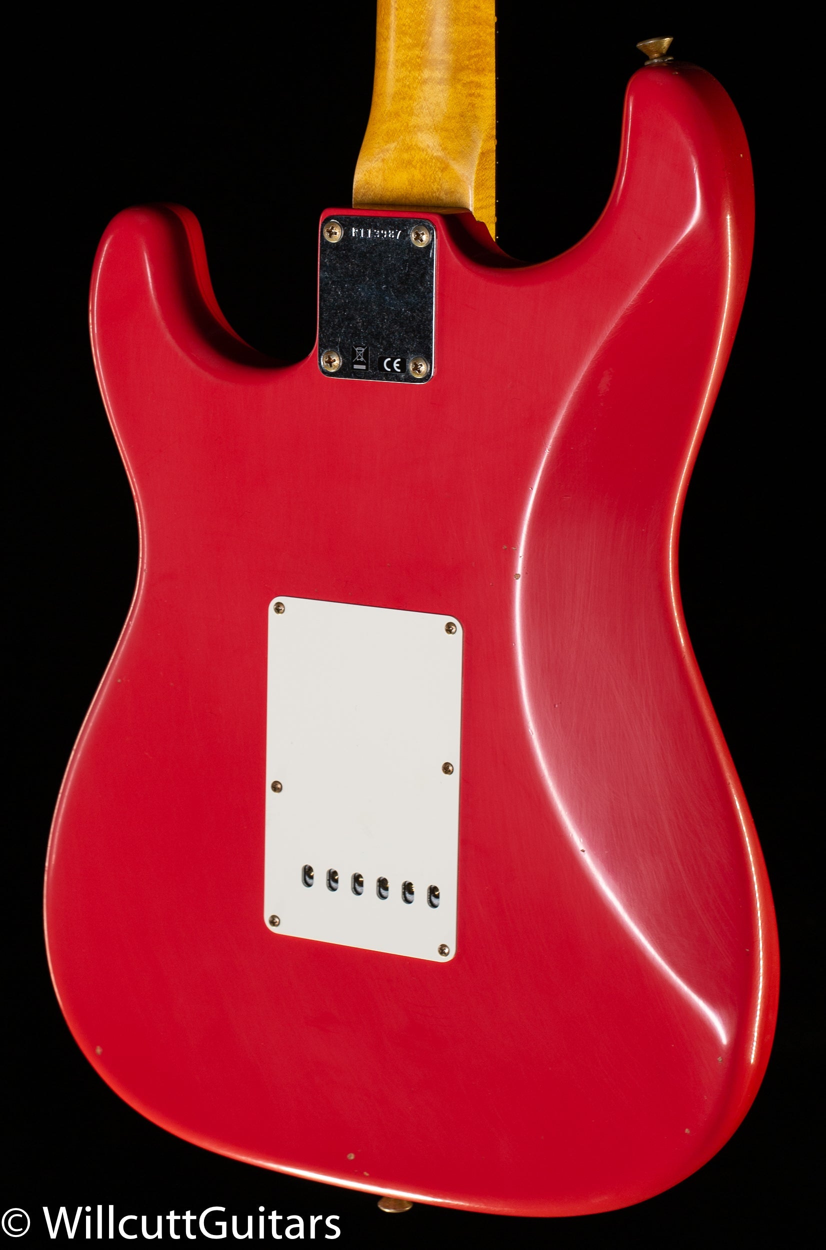 Fender Custom Shop Willcutt True '62 Stratocaster Journeyman Relic Fiesta Red 60s Oval C