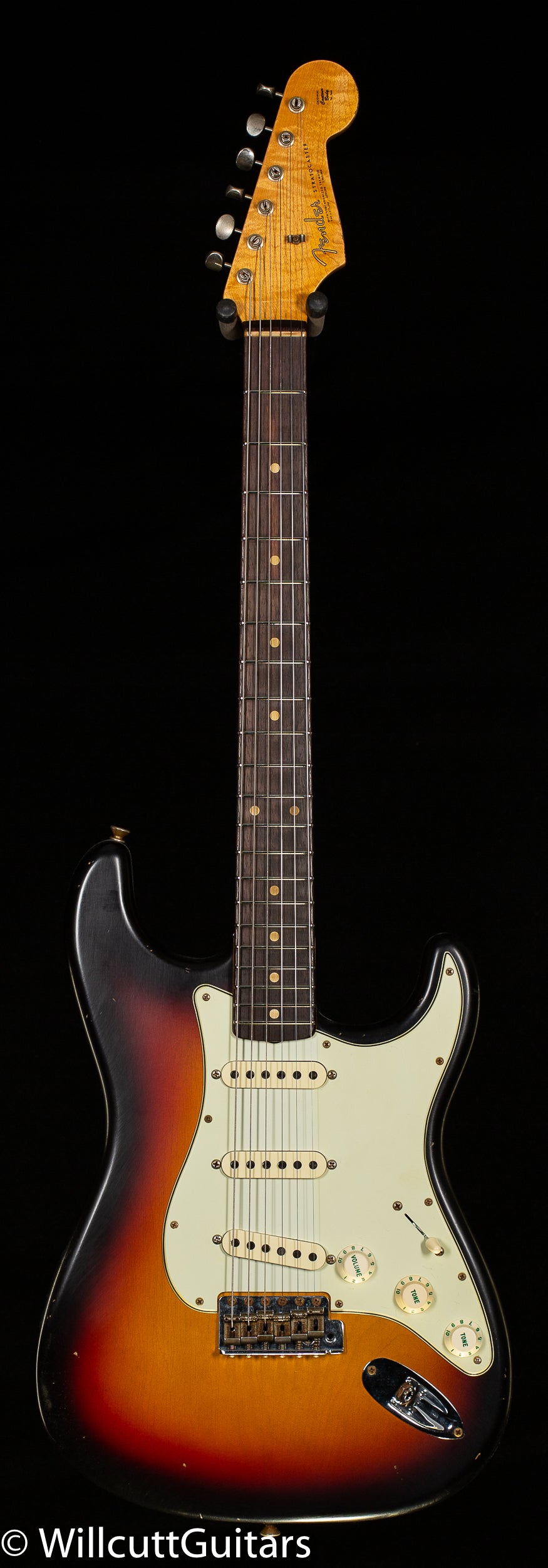Fender Custom Shop Willcutt True '62 Stratocaster Journeyman Relic 3-Tone Sunburst 60s Oval C