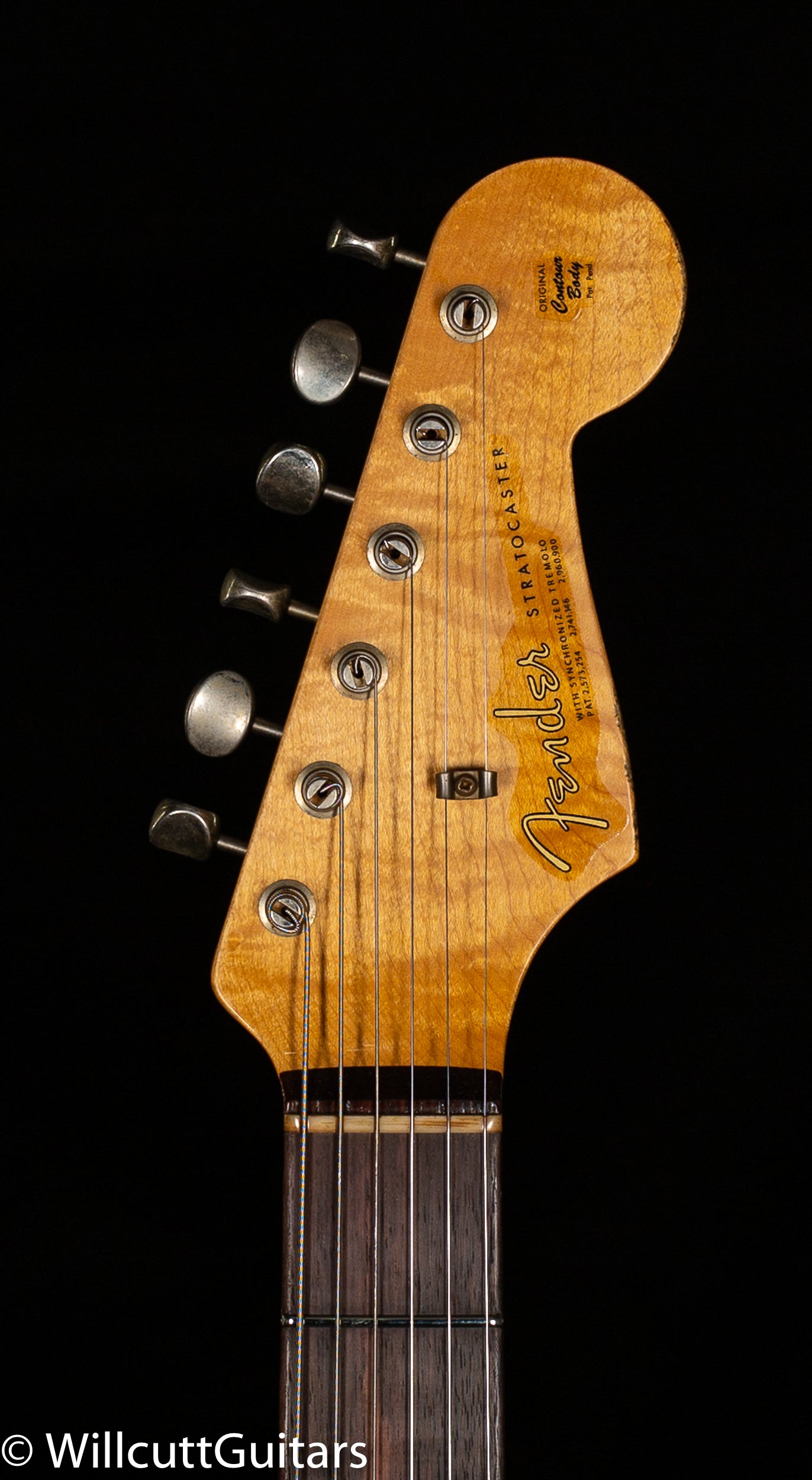 Fender Custom Shop Willcutt True '62 Stratocaster Journeyman Relic 3-Tone Sunburst 60s Oval C