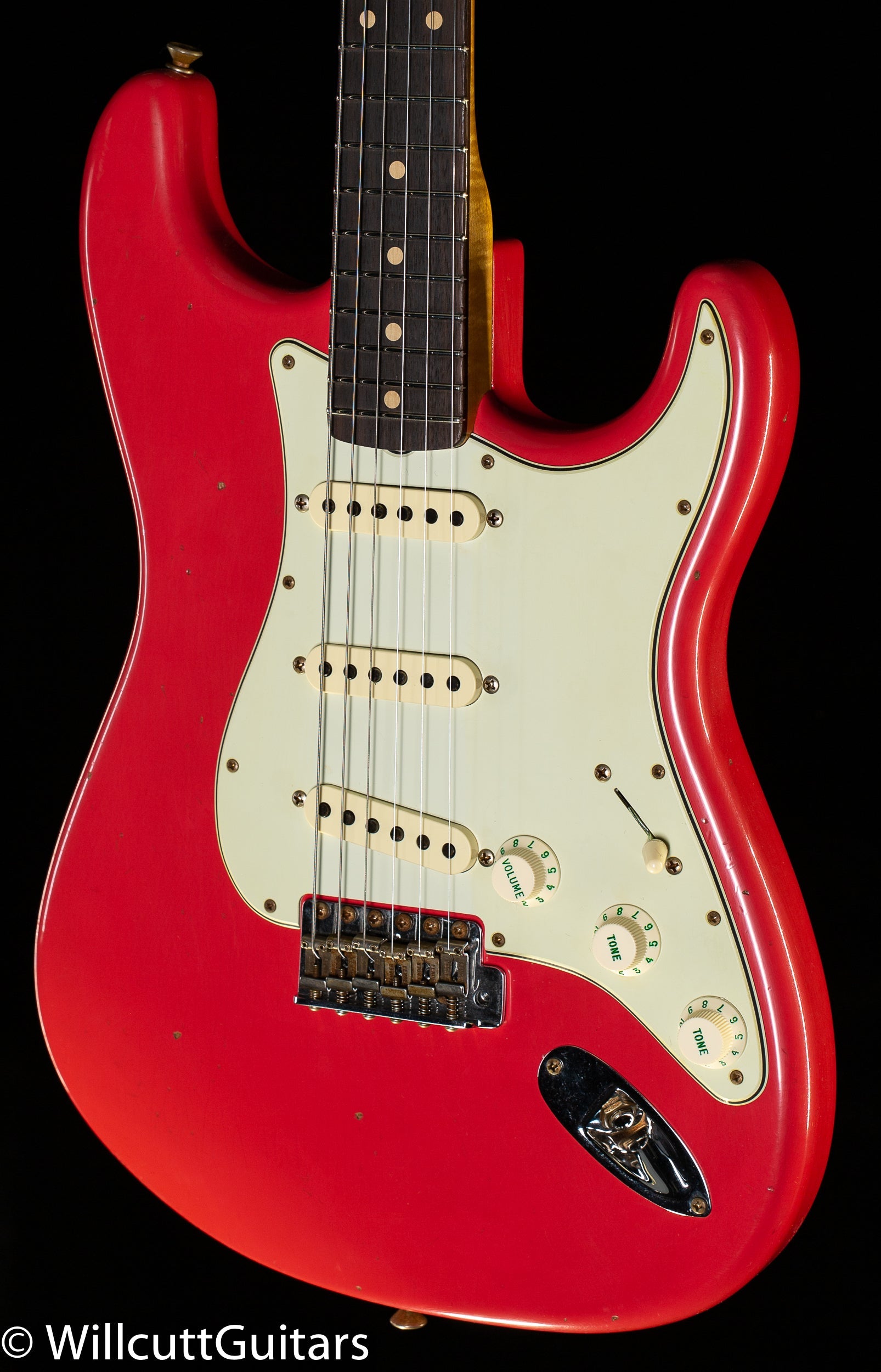 Fender Custom Shop Willcutt True '62 Stratocaster Journeyman Relic Fiesta Red 60s Oval C