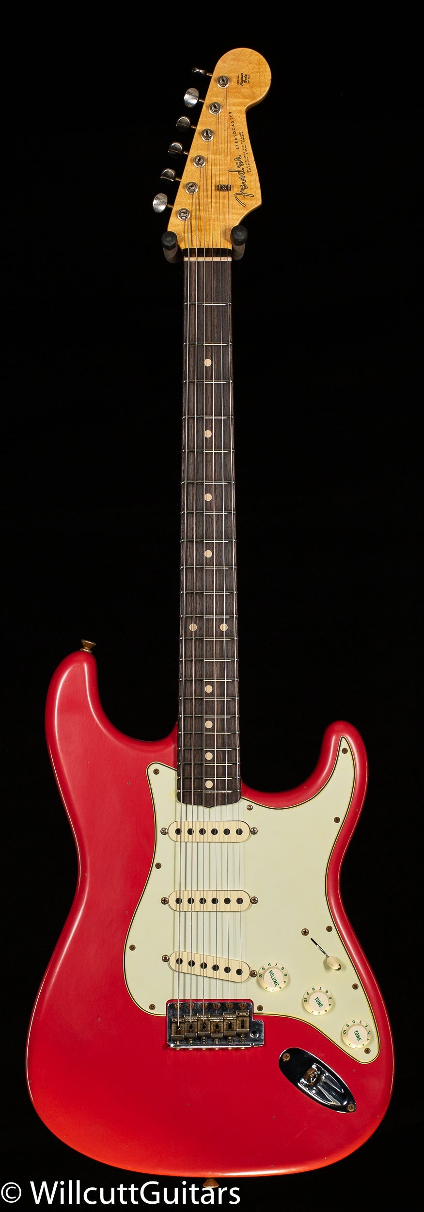 Fender Custom Shop Willcutt True '62 Stratocaster Journeyman Relic Fiesta Red Large C