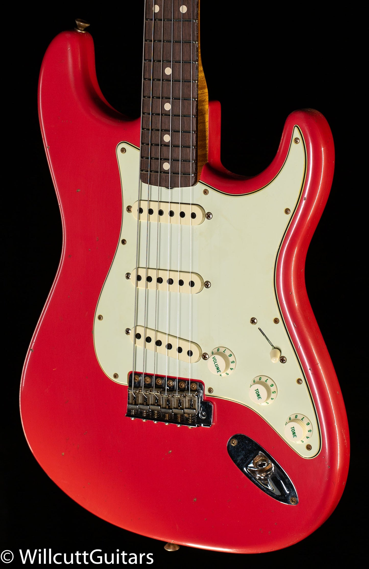 Fender Custom Shop Willcutt True '62 Stratocaster Journeyman Relic Fiesta Red '57 V