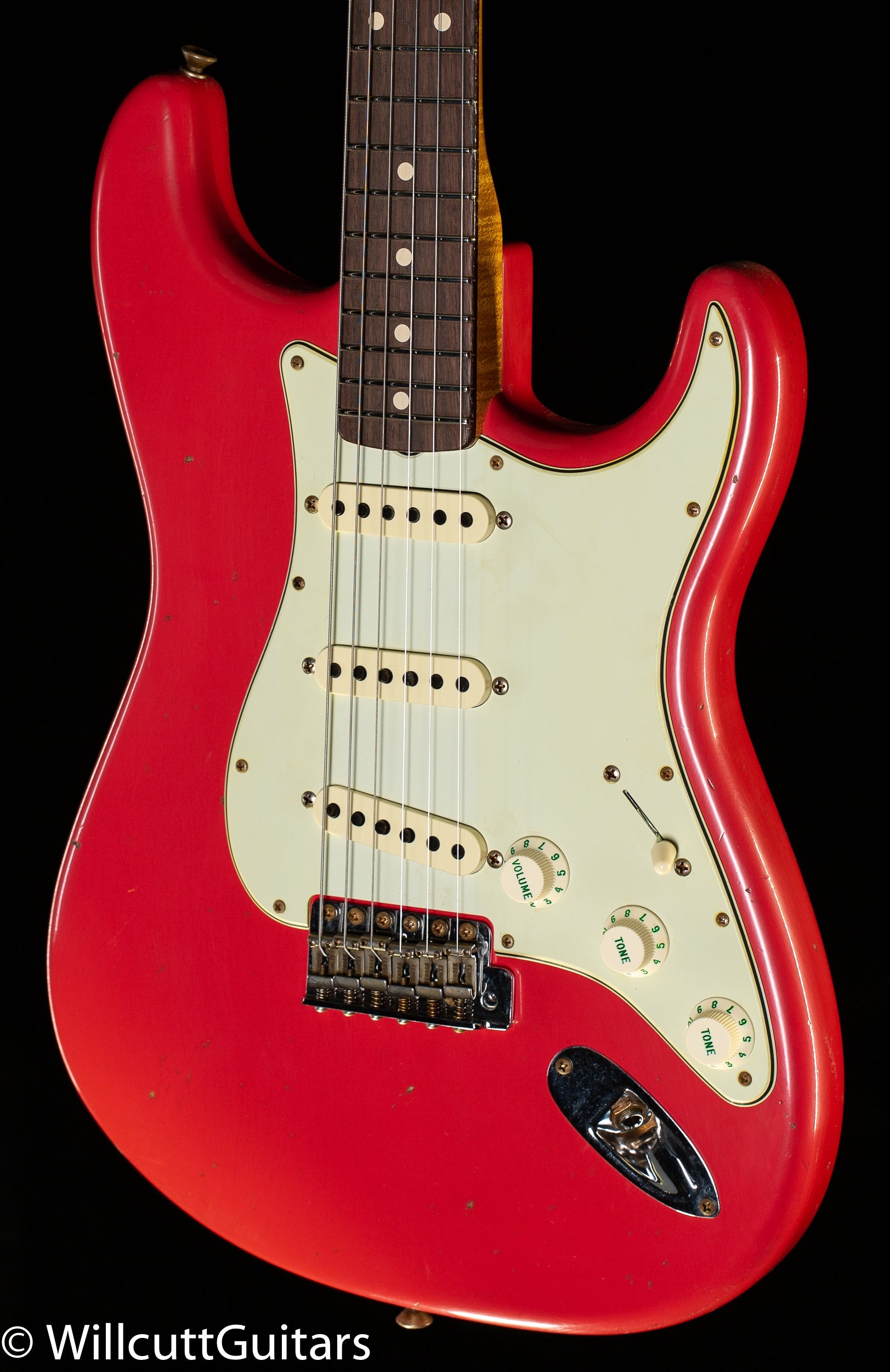 Fender Custom Shop Willcutt True '62 Stratocaster Journeyman Relic Fiesta Red '57 V