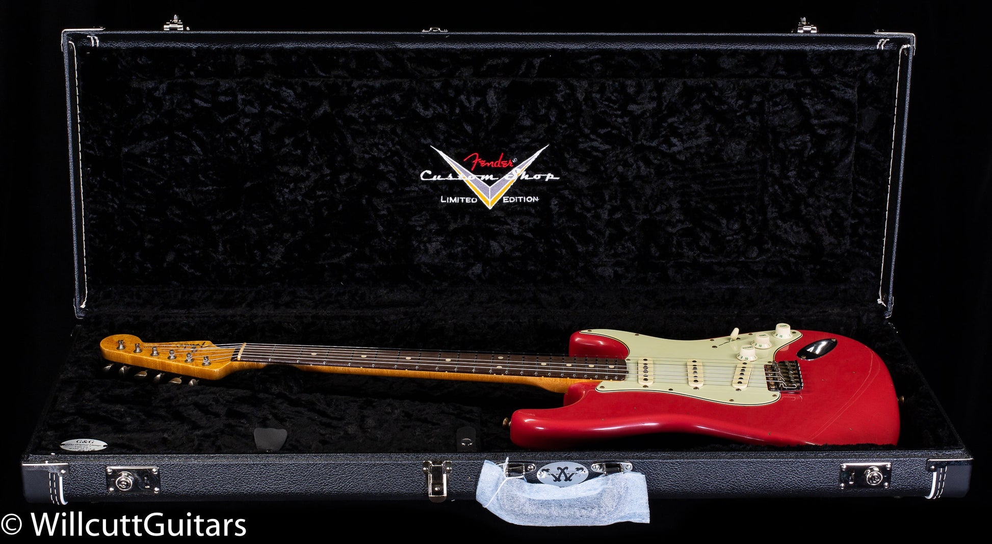 Fender Custom Shop Willcutt True '62 Stratocaster Journeyman Relic Fiesta Red '57 V