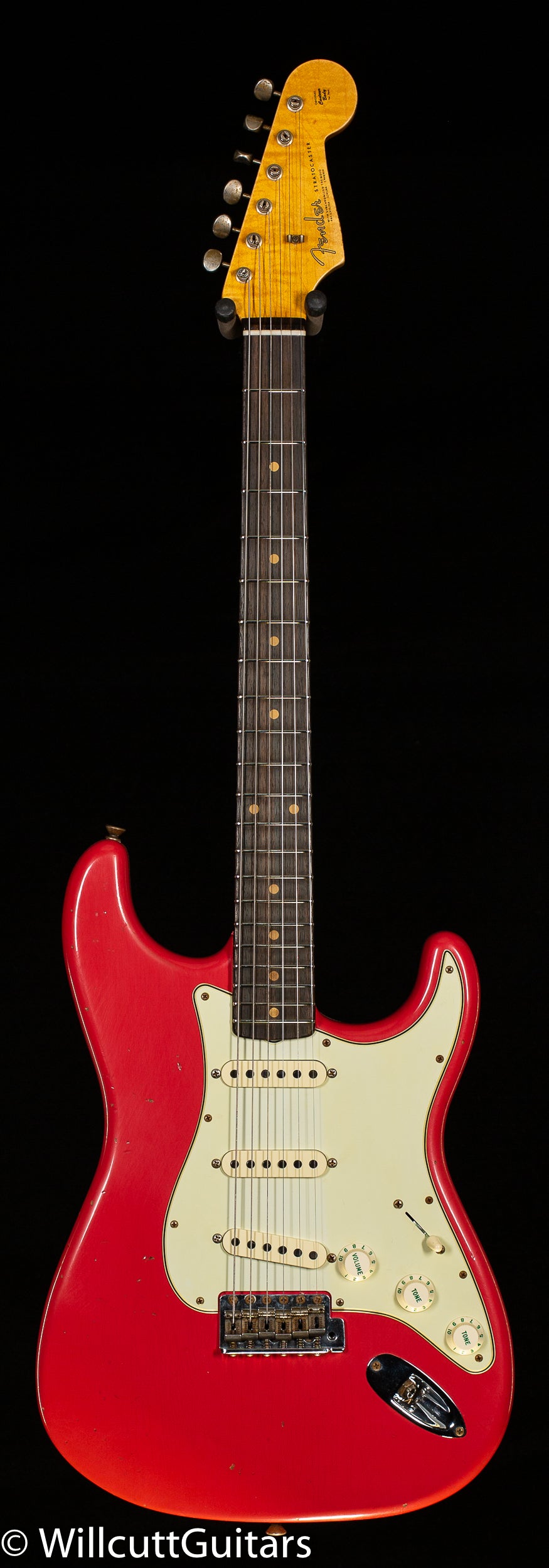 Fender Custom Shop Willcutt True '62 Stratocaster Journeyman Relic Fiesta Red 60s Oval C