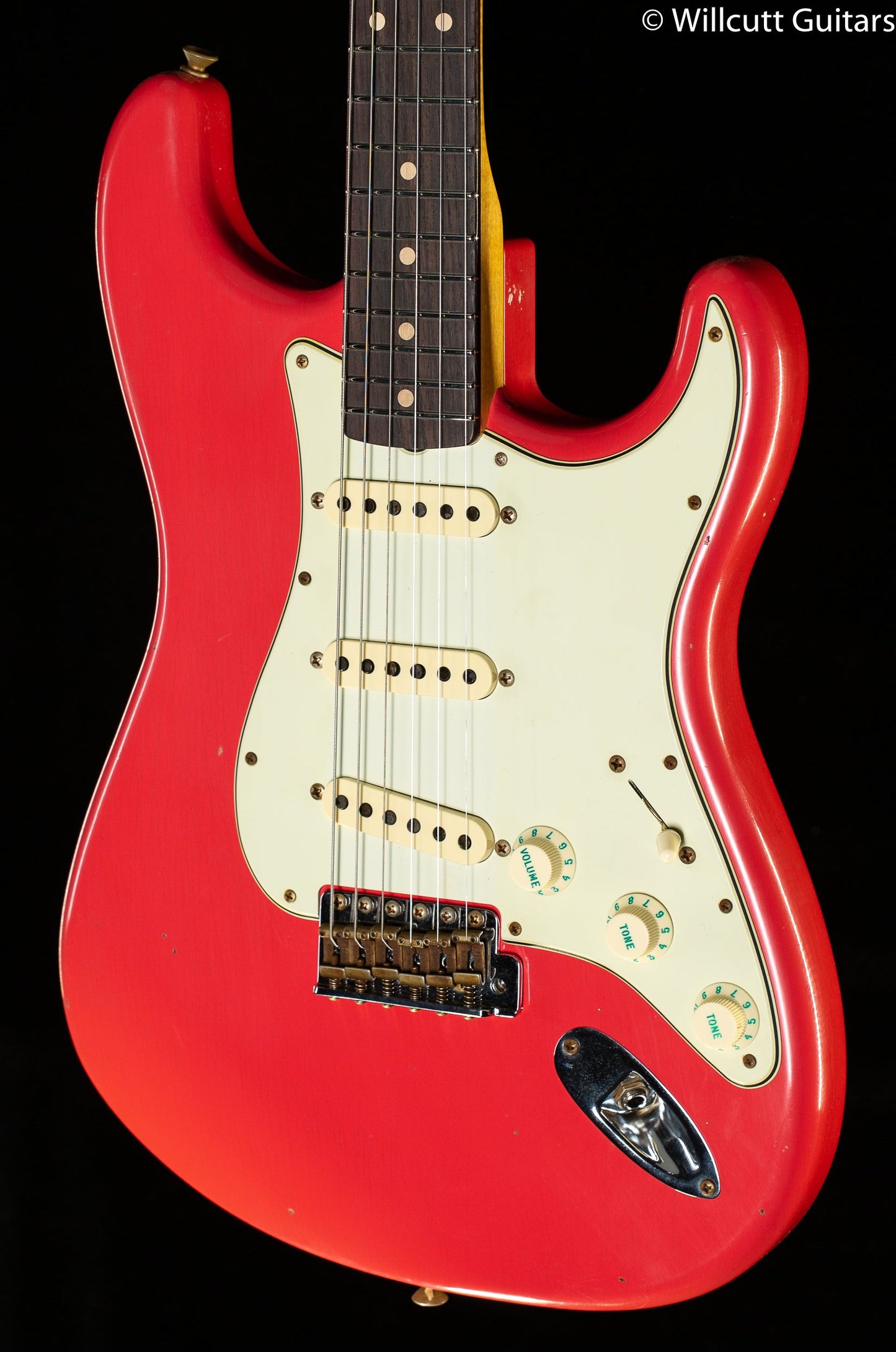 Fender Custom Shop Willcutt True '62 Stratocaster Journeyman Relic Fiesta Red 60s Oval C