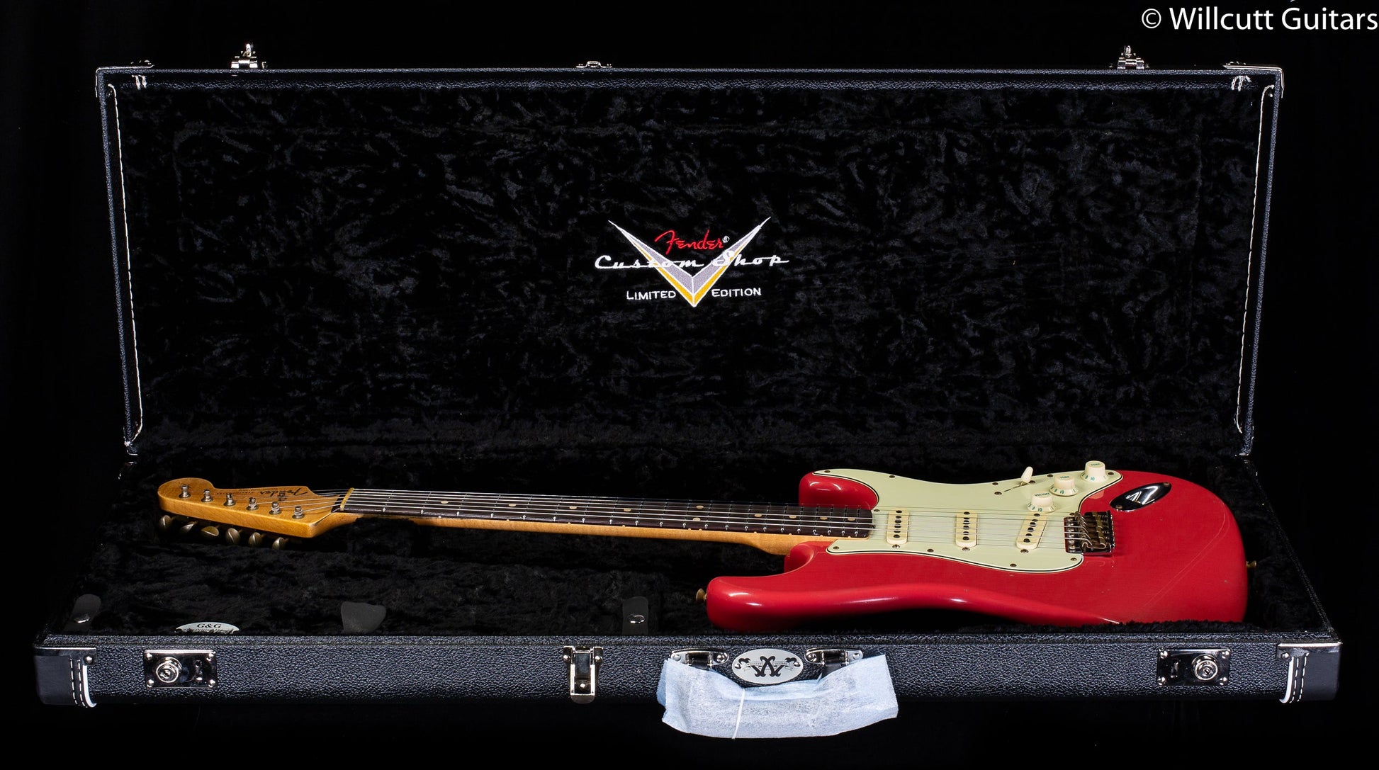 Fender Custom Shop Willcutt True '62 Stratocaster Journeyman Relic Fiesta Red 60s Oval C