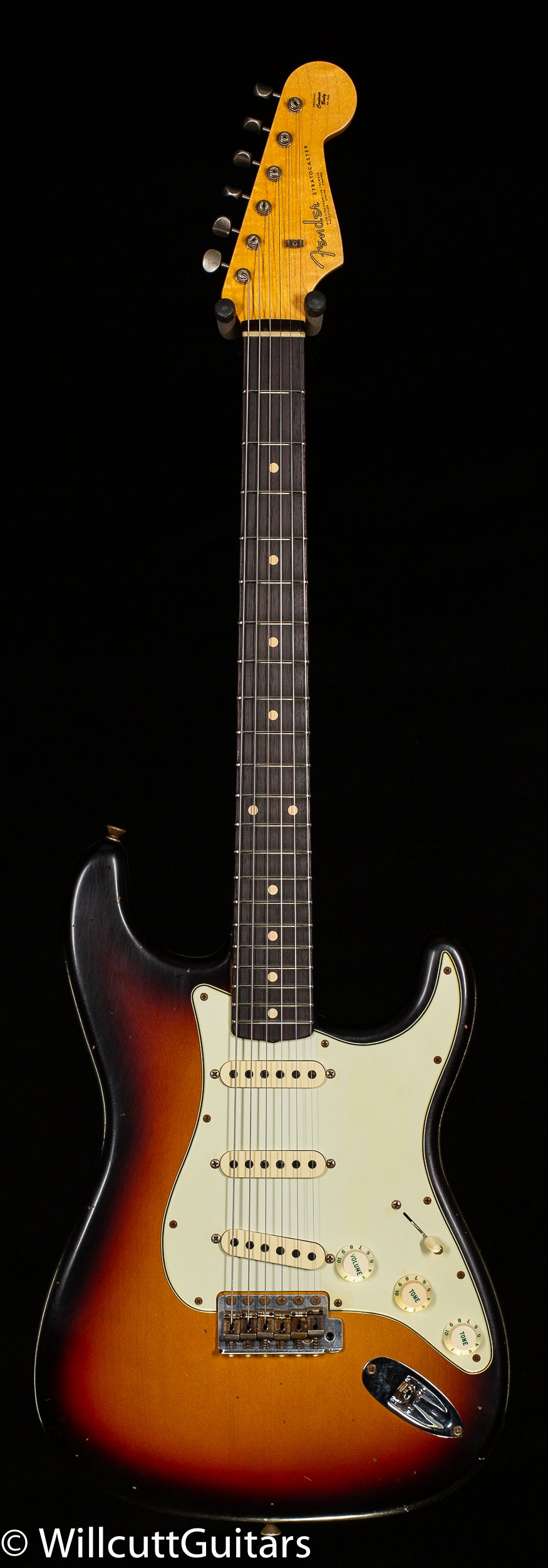 Fender Custom Shop Willcutt True '62 Stratocaster Journeyman Relic 3-Tone Sunburst Large C