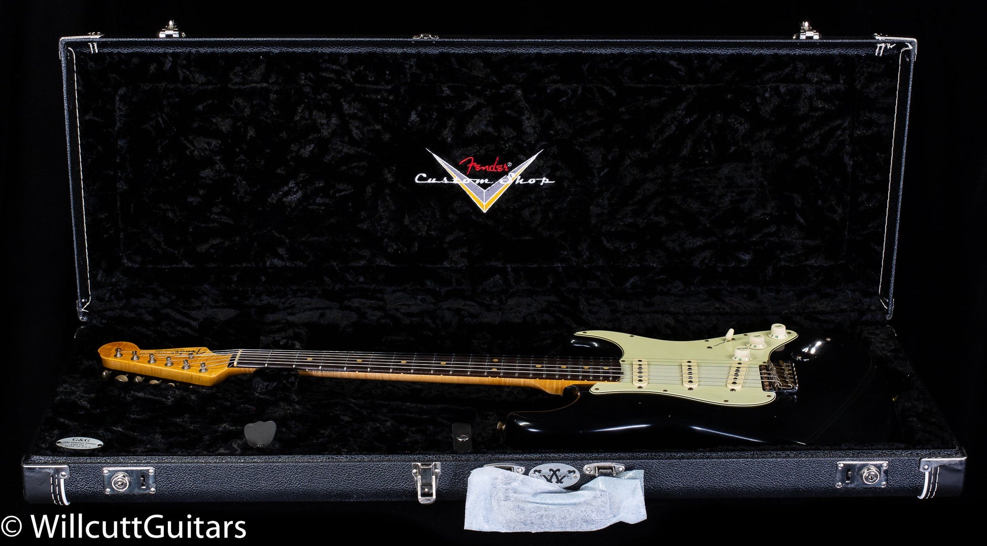 Fender Custom Shop Willcutt True '62 Stratocaster Black '59 C