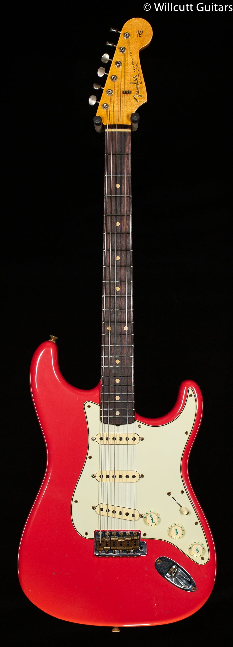 Fender Custom Shop Willcutt True '62 Stratocaster Journeyman Relic Fiesta Red 60s Oval C