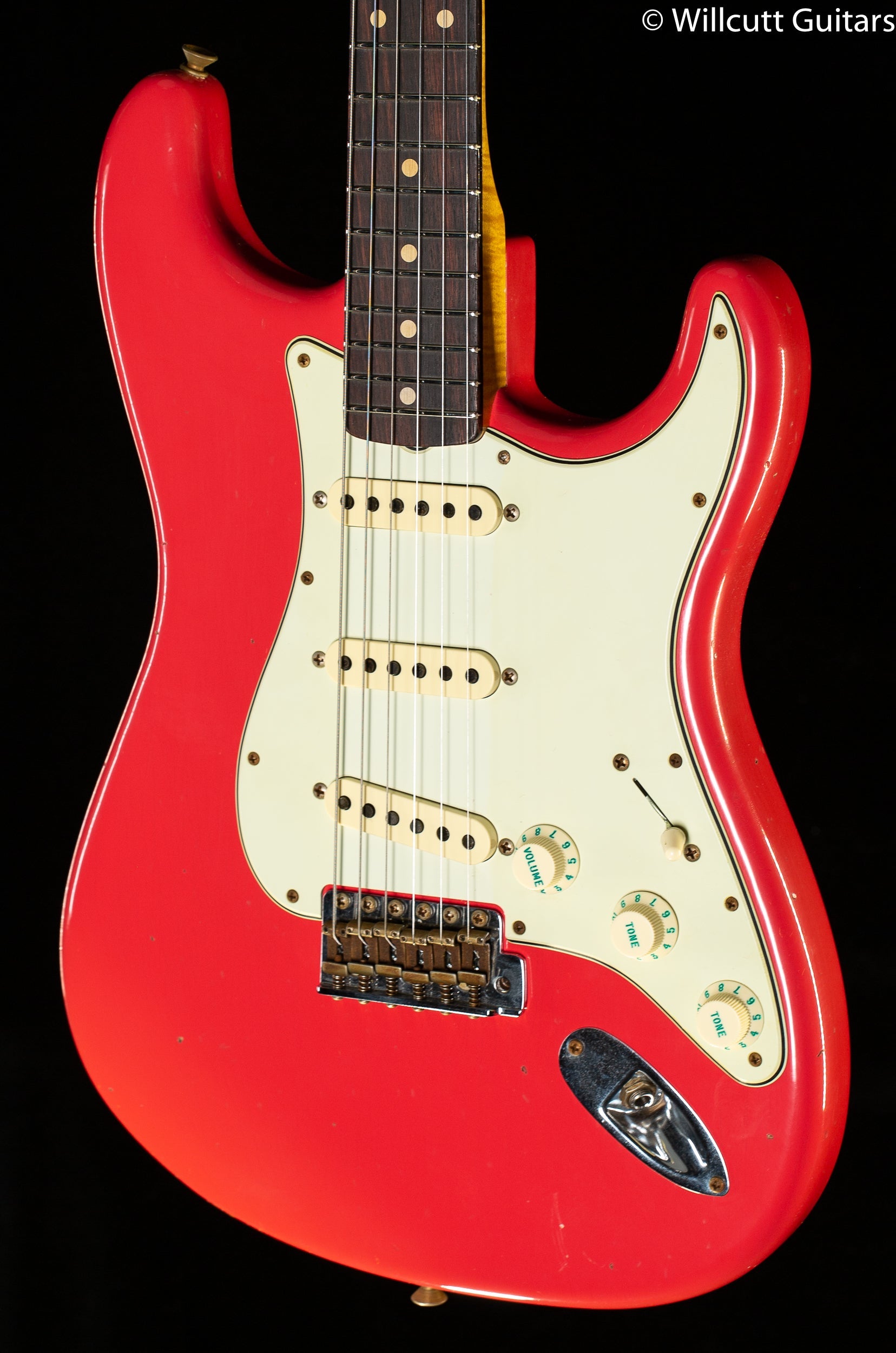 Fender Custom Shop Willcutt True '62 Stratocaster Journeyman Relic Fiesta Red 60s Oval C