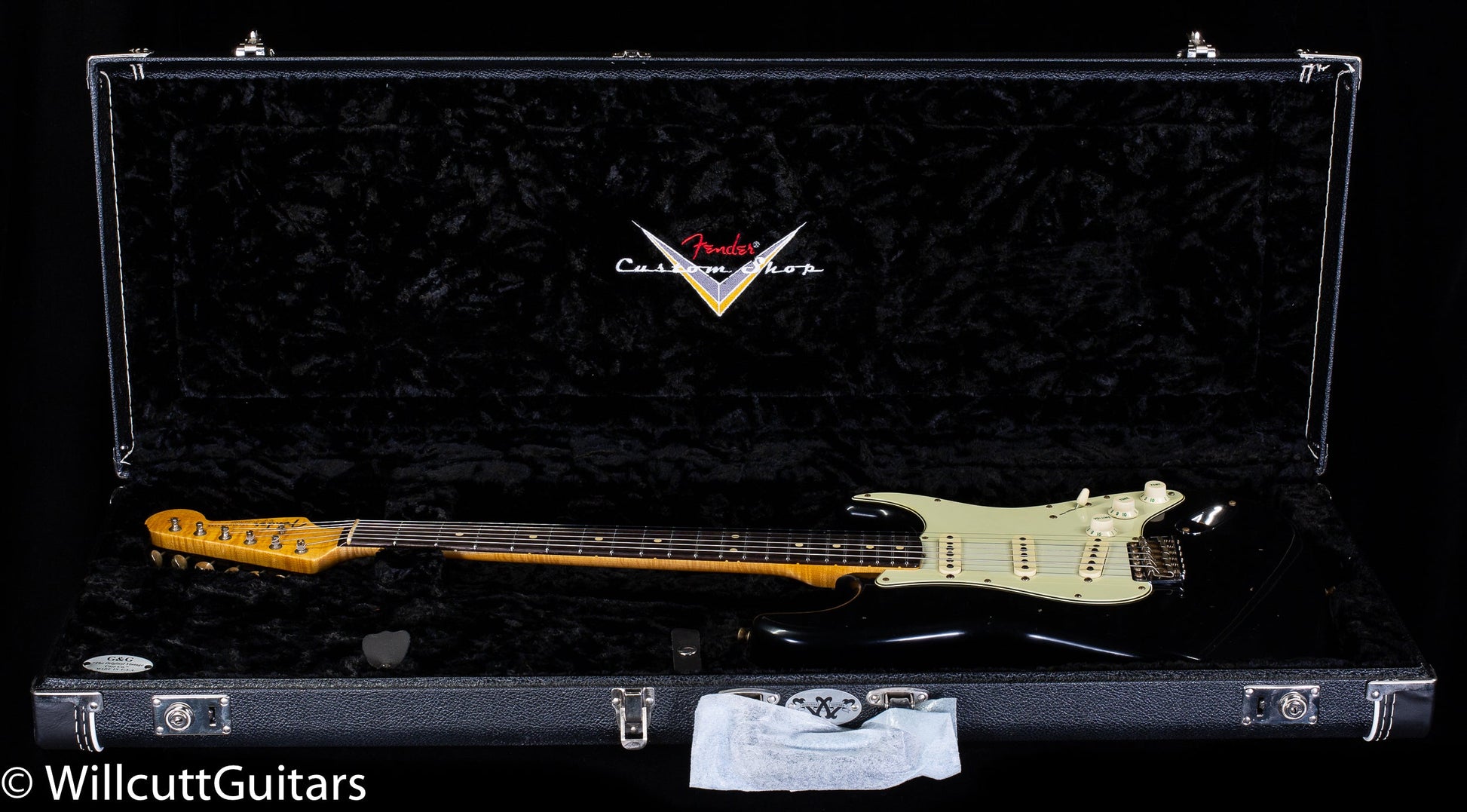 Fender Custom Shop Willcutt True '62 Stratocaster Black '60 C