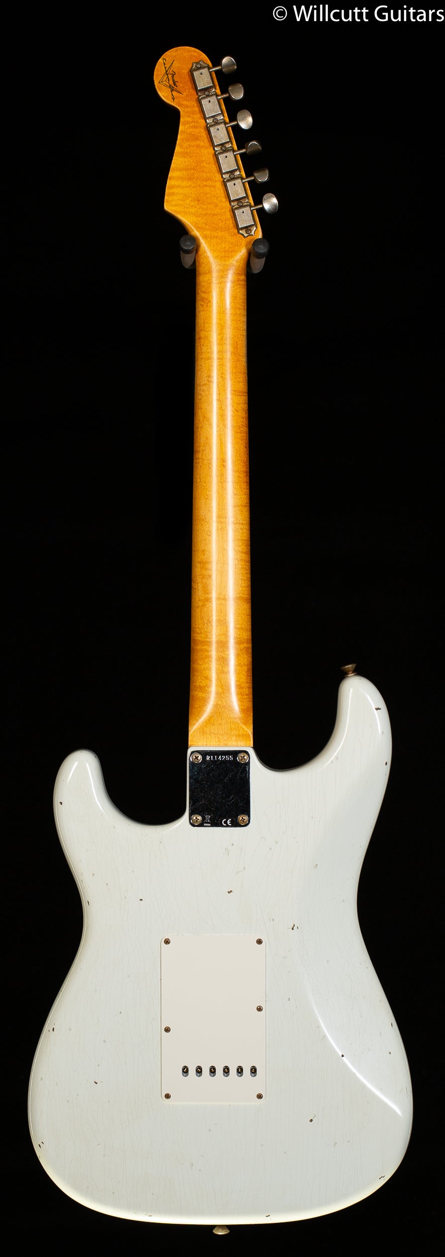 Fender Custom Shop Willcutt True '62 Stratocaster Journeyman Relic Olympic White Large C