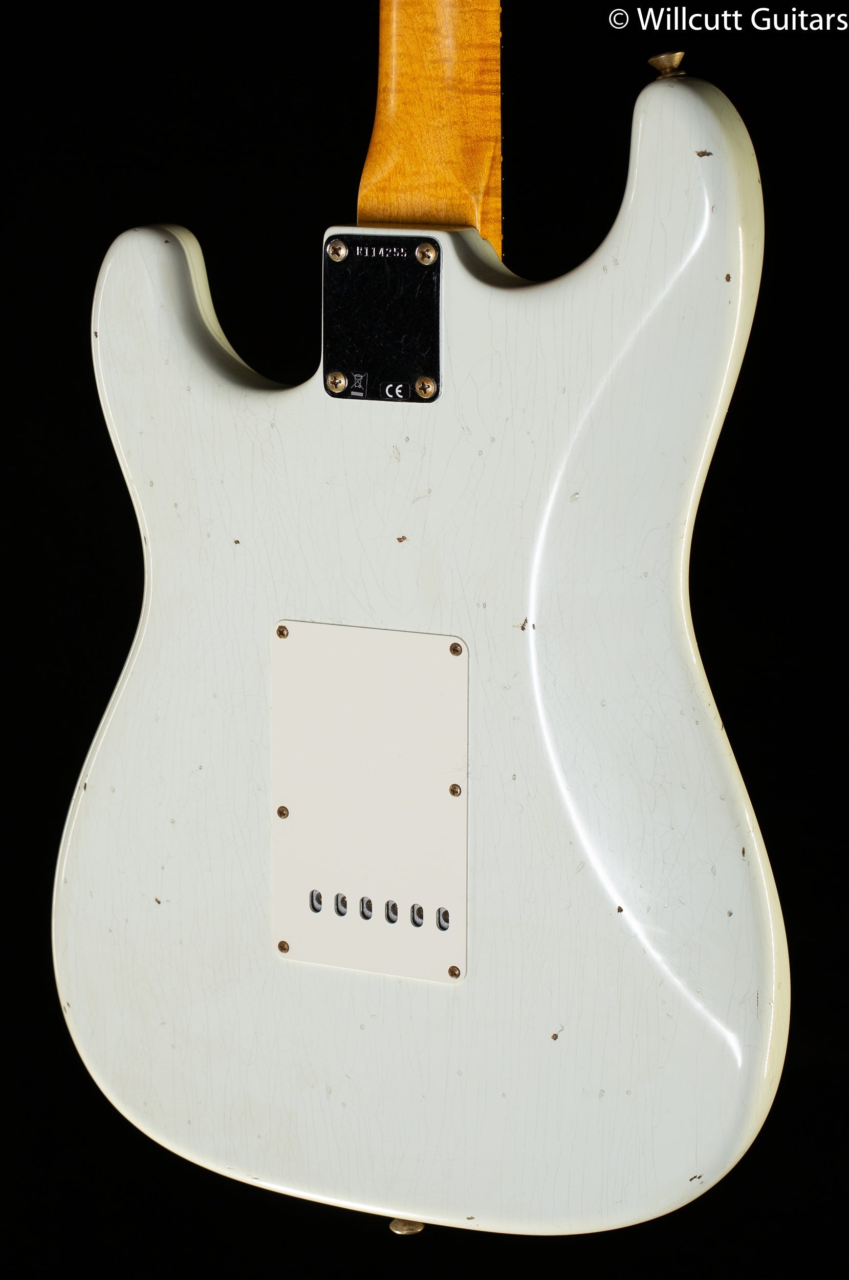 Fender Custom Shop Willcutt True '62 Stratocaster Journeyman Relic Olympic White Large C