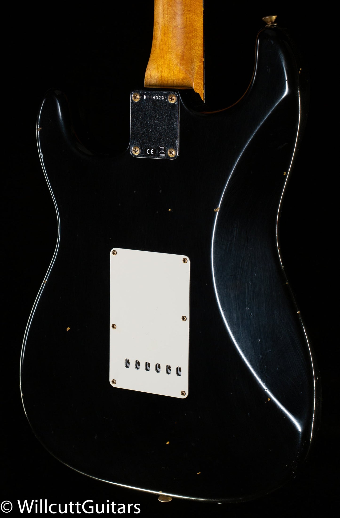 Fender Custom Shop Willcutt True '62 Stratocaster Journeyman Relic Black over 3TS '59 C