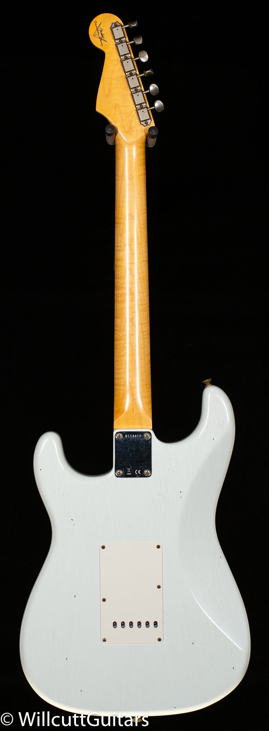 Fender Custom Shop Willcutt True '62 Stratocaster Journeyman Relic Olympic White Large C
