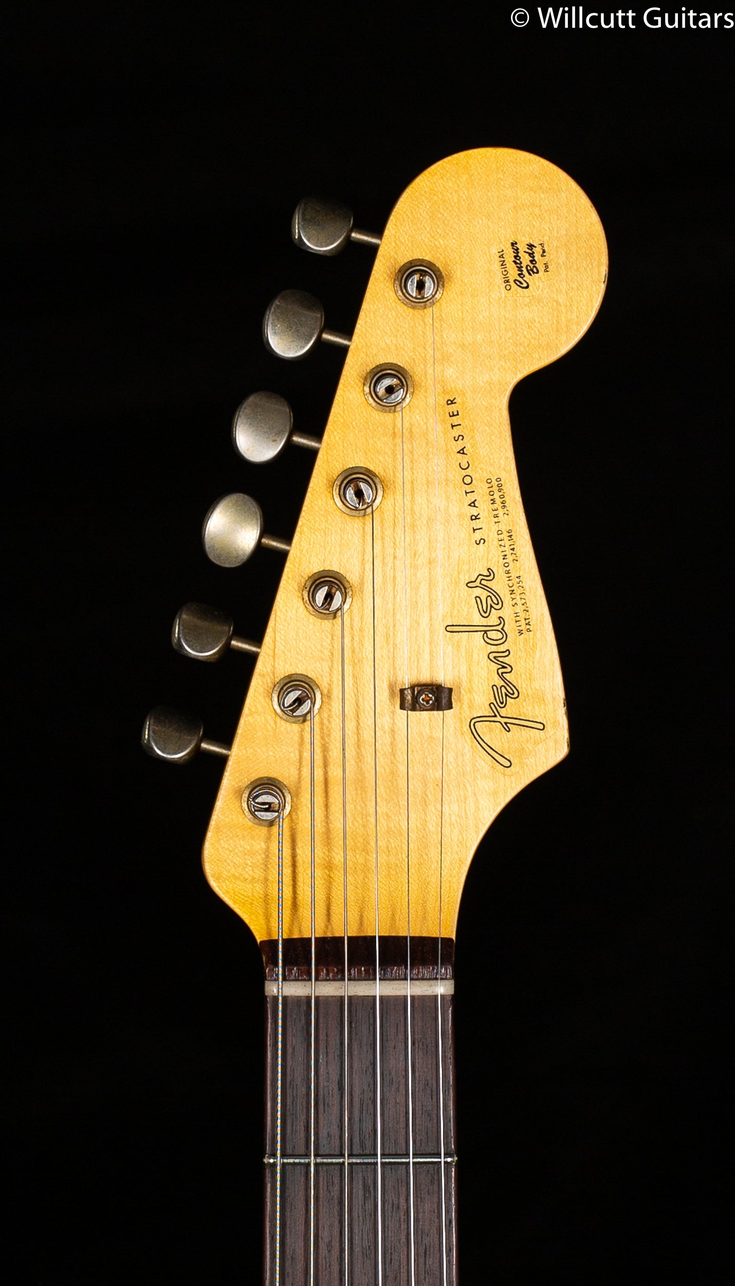 Fender Custom Shop Willcutt True '62 Stratocaster Journeyman Relic Black 57 V