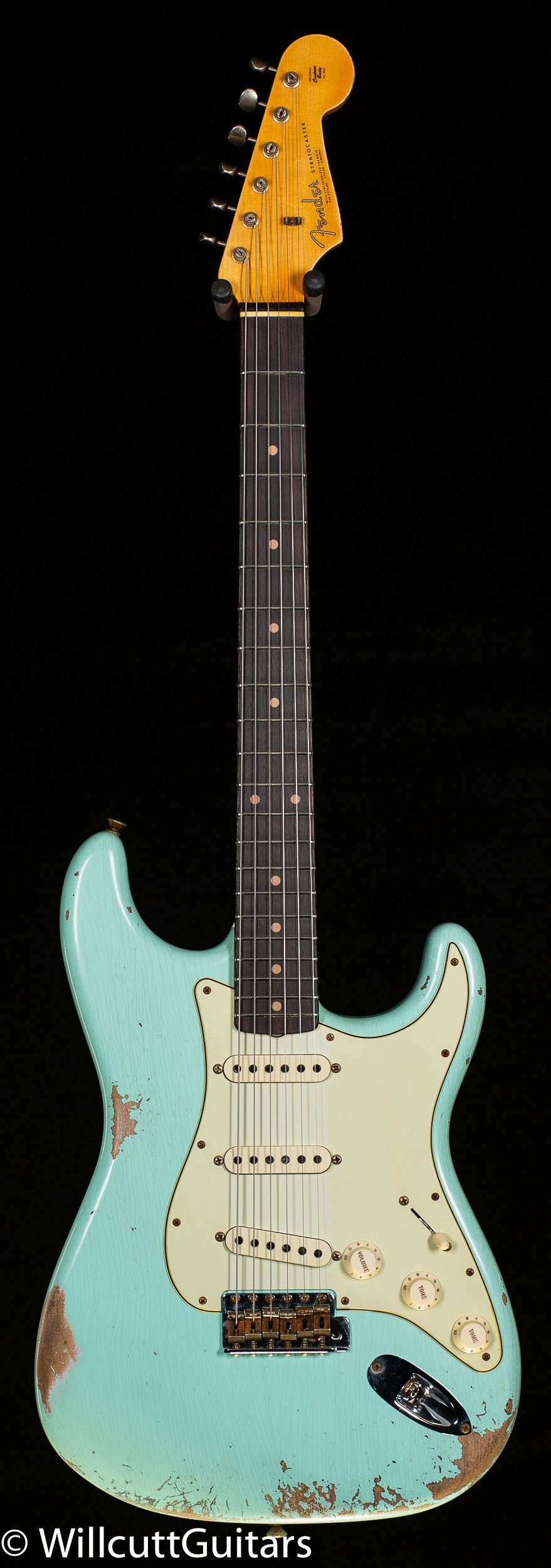 Fender Custom Shop "The 63" 1963 Stratocaster Relic Surf Green LG C