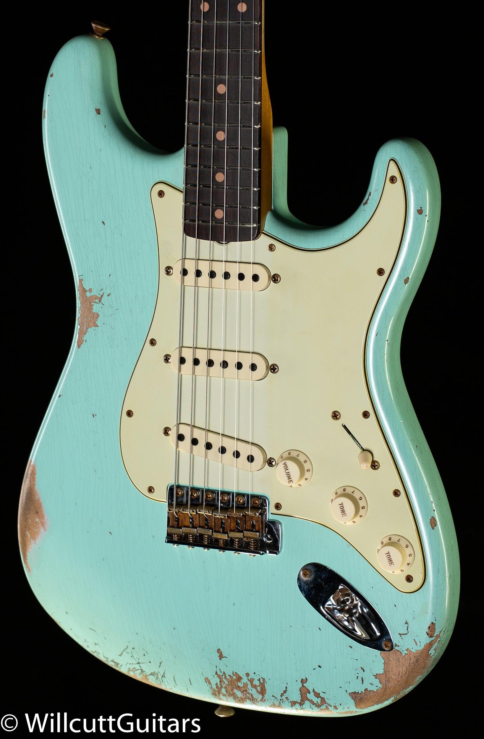 Fender Custom Shop "The 63" 1963 Stratocaster Relic Surf Green LG C