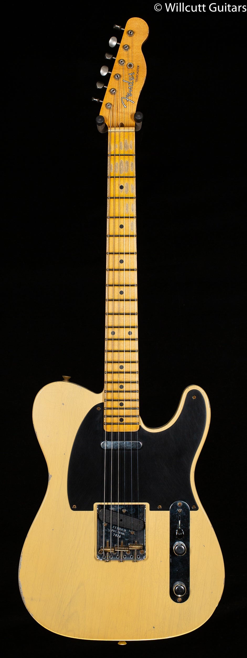 Fender Custom Shop 4/54 Blackguard Tele Blonde Willcutt Limited Original Neck Carve
