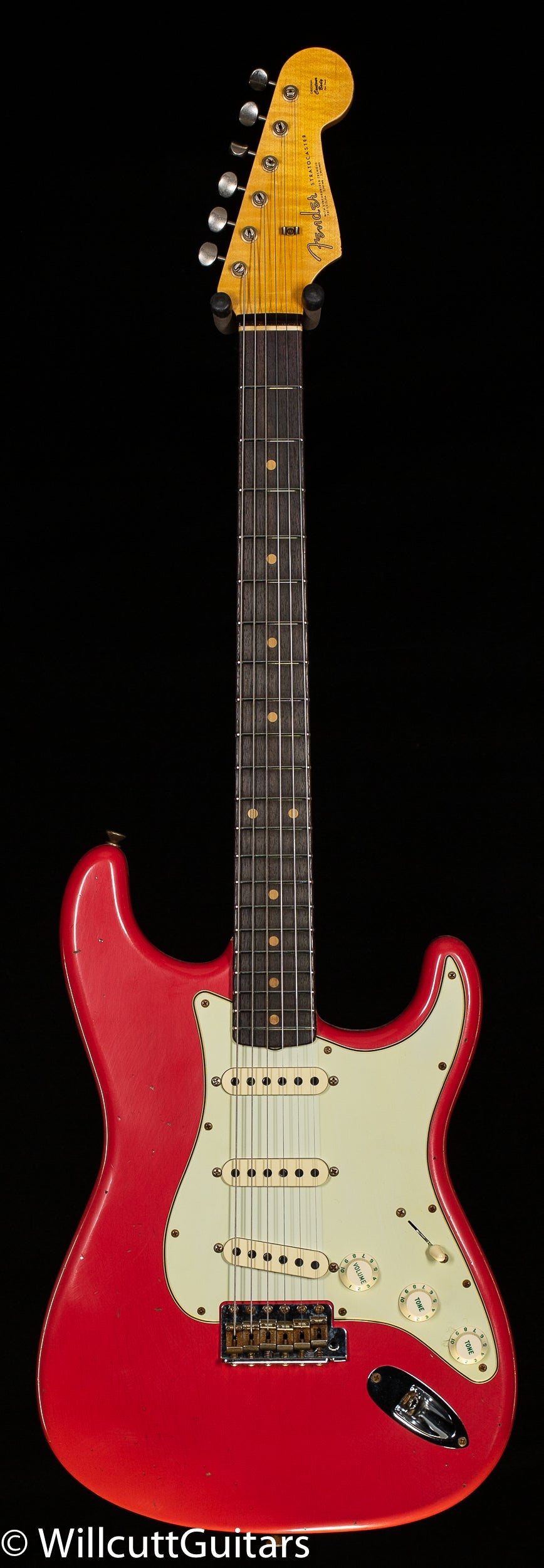 Fender Custom Shop Willcutt True '62 Stratocaster Journeyman Relic Fiesta Red Large C