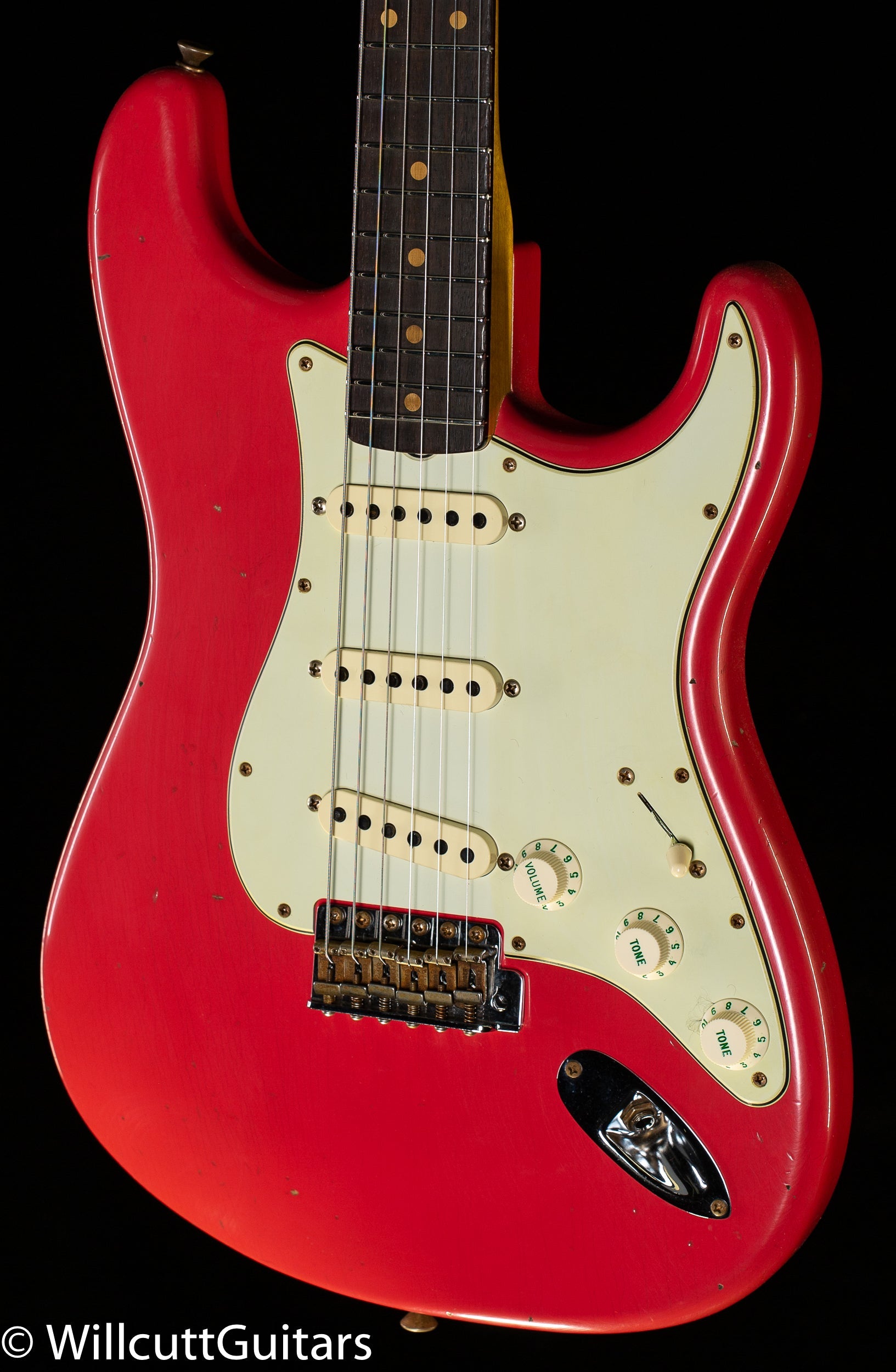 Fender Custom Shop Willcutt True '62 Stratocaster Journeyman Relic Fiesta Red Large C