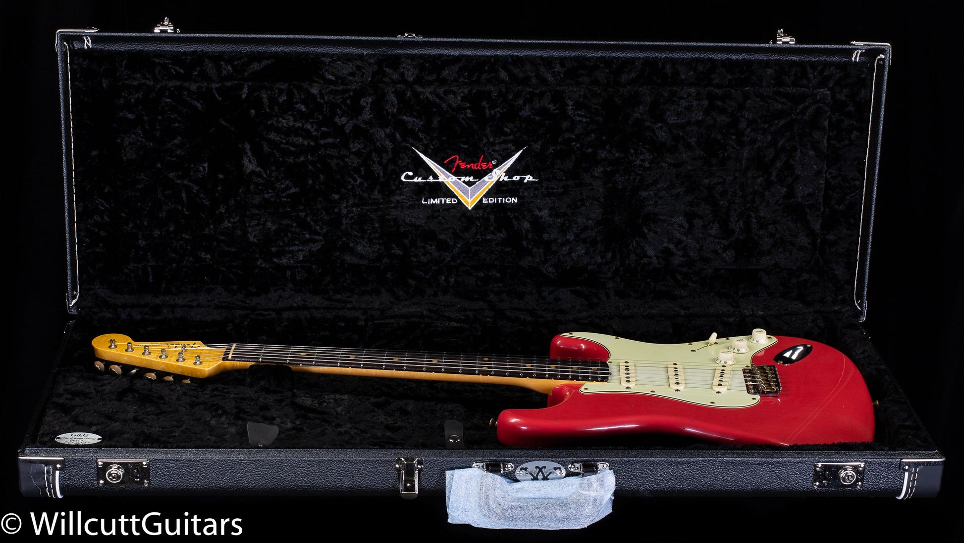 Fender Custom Shop Willcutt True '62 Stratocaster Journeyman Relic Fiesta Red Large C