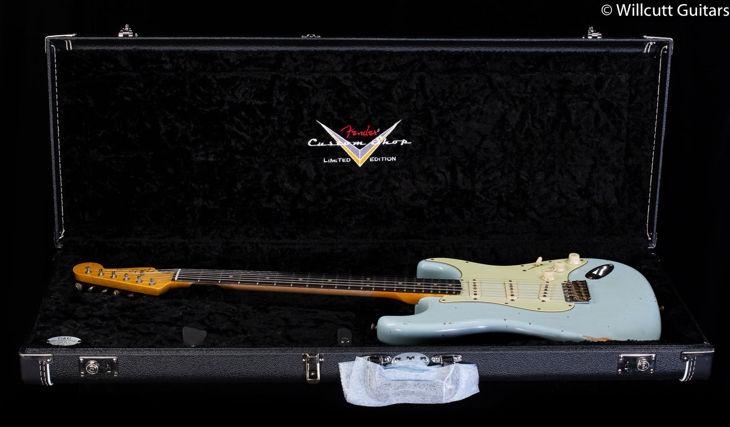 Fender Custom Shop "The 63" 1963 Stratocaster Relic Sonic Blue 60C
