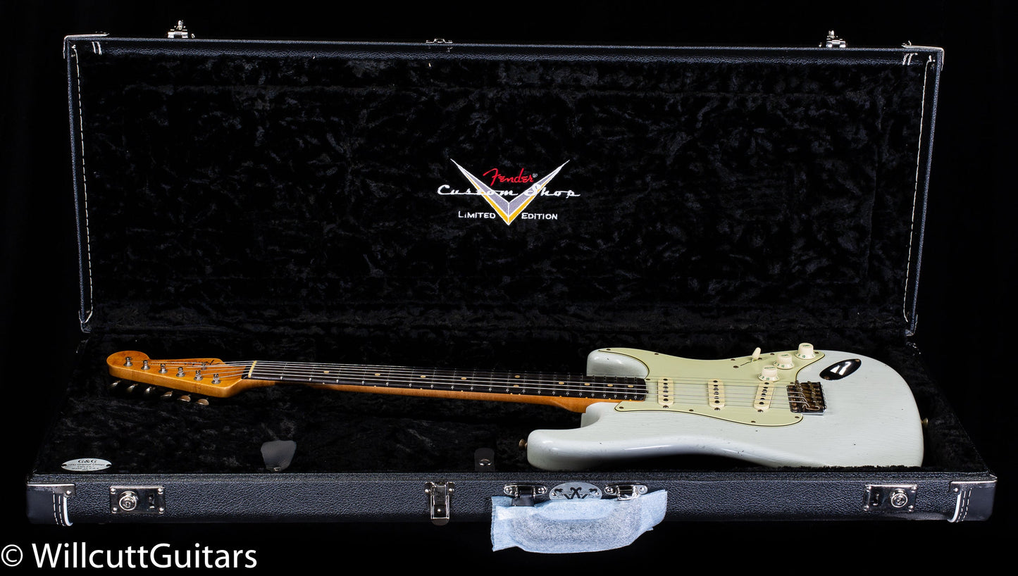 Fender Custom Shop Willcutt True '62 Stratocaster Journeyman Relic Olympic White 59 C