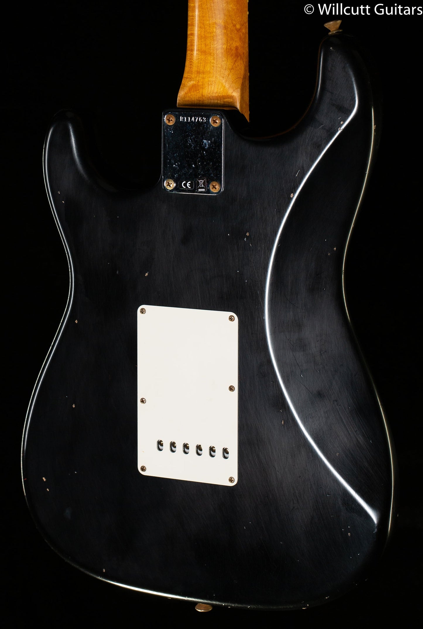 Fender Custom Shop Willcutt True '62 Stratocaster Journeyman Relic Black 60s Oval C