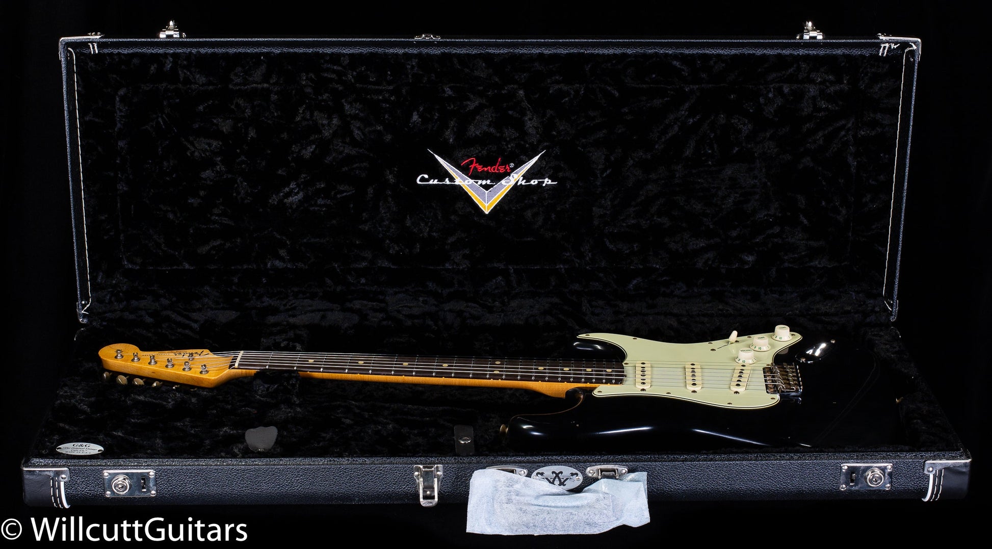 Fender Custom Shop Willcutt True '62 Stratocaster Black '60 C