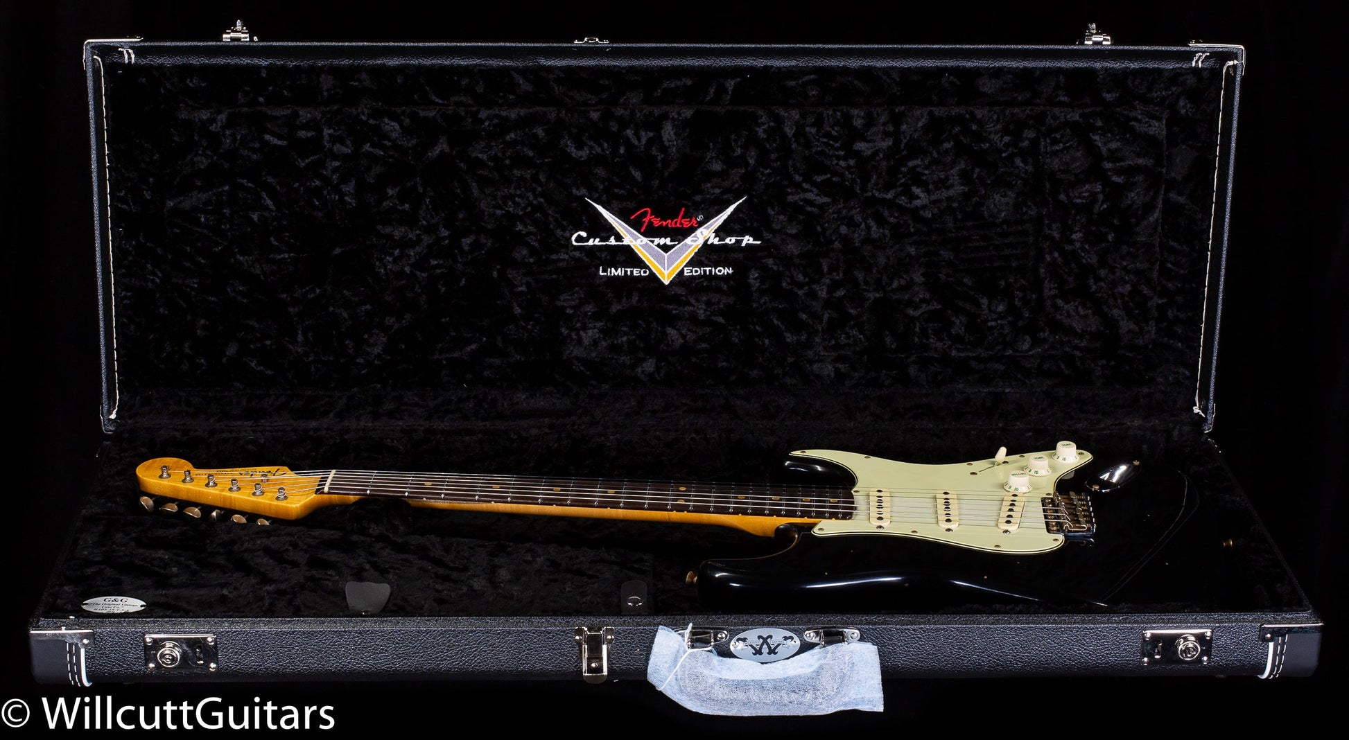 Fender Custom Shop Willcutt True '62 Stratocaster Journeyman Relic Black 57 V