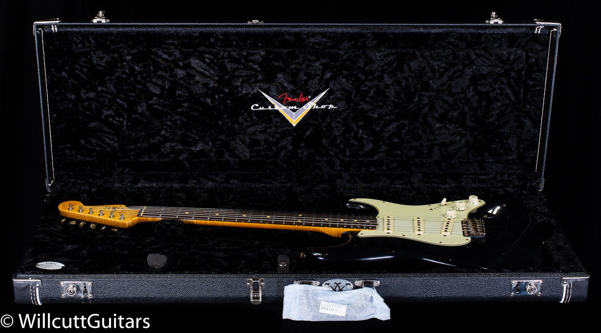 Fender Custom Shop Willcutt True '62 Stratocaster Journeyman Relic Black Large C