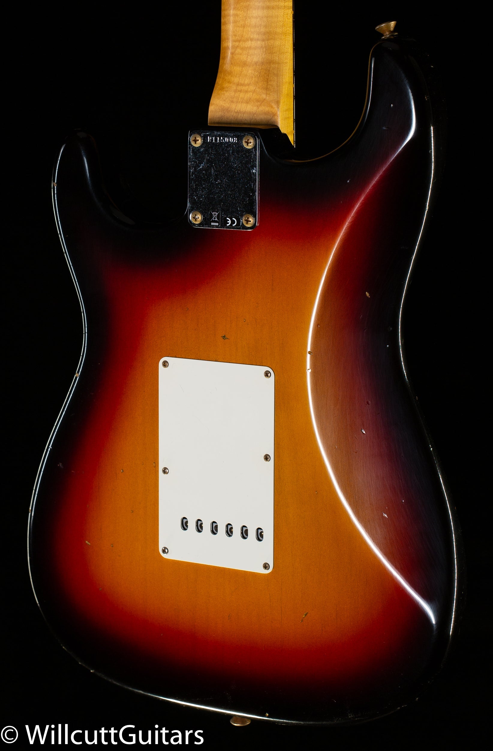Fender Custom Shop Willcutt True '62 Stratocaster Journeyman Relic 3-Tone Sunburst 60s Oval C