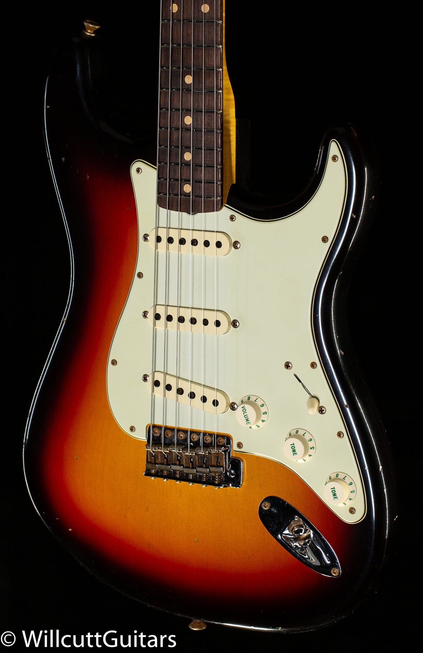 Fender Custom Shop Willcutt True '62 Stratocaster Journeyman Relic 3-Tone Sunburst 60s Oval C