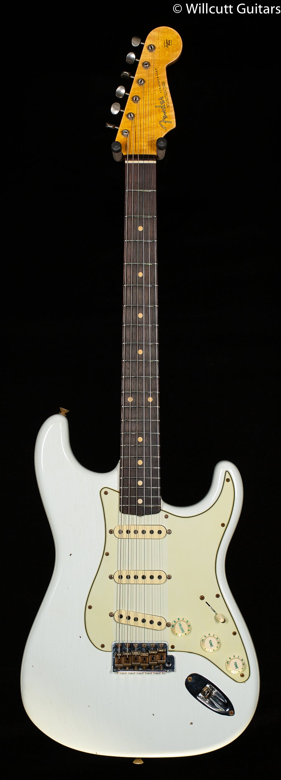 Fender Custom Shop Willcutt True '62 Stratocaster Journeyman Relic Olympic White 57 V