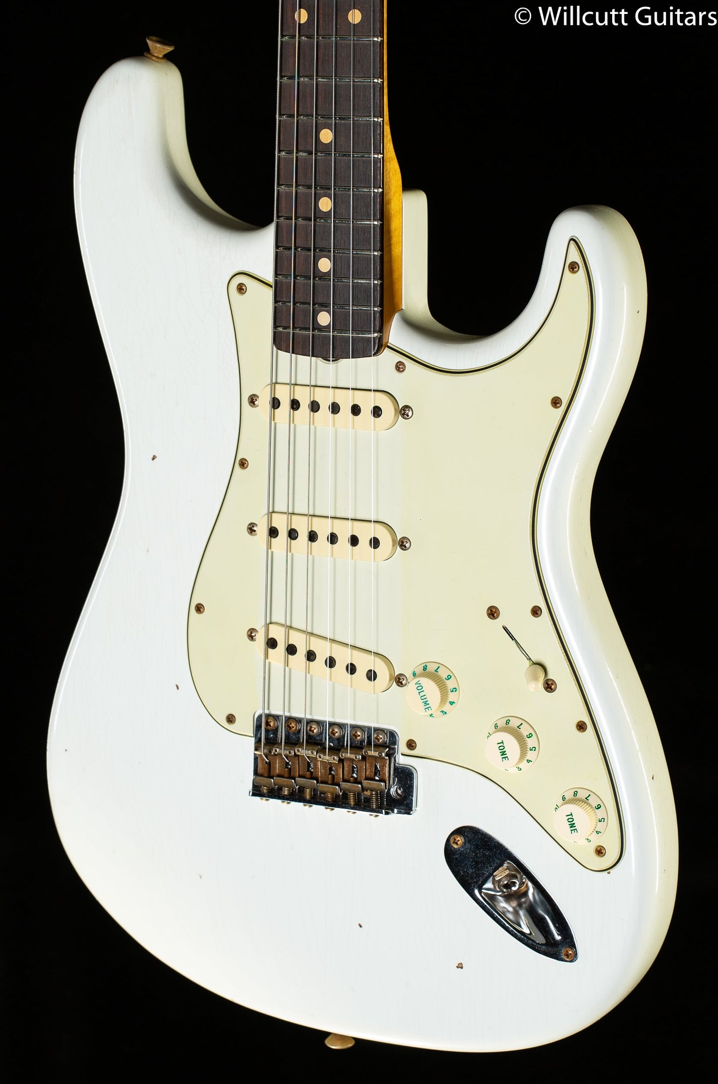 Fender Custom Shop Willcutt True '62 Stratocaster Journeyman Relic Olympic White 57 V