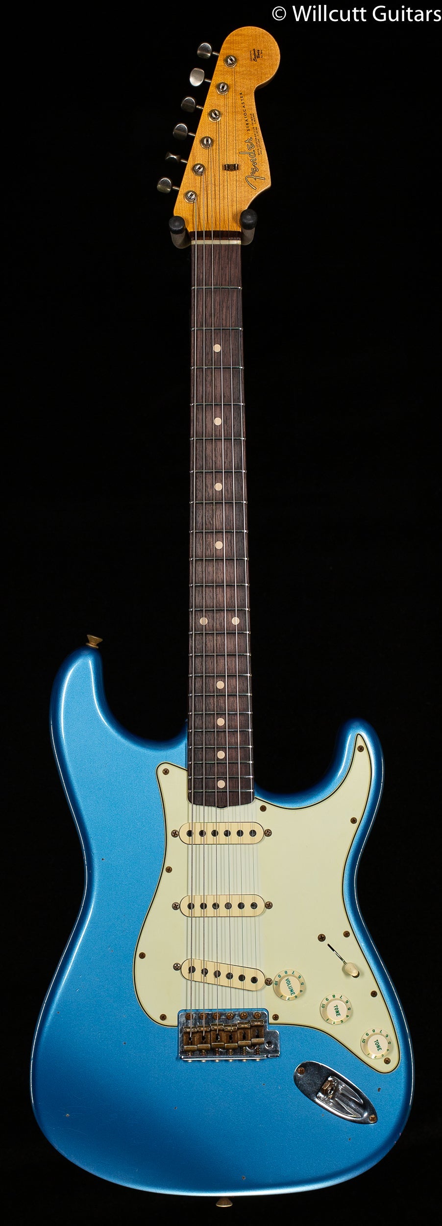Fender Custom Shop Willcutt True '62 Stratocaster Journeyman Relic Lake Placid Blue 59 C (327)