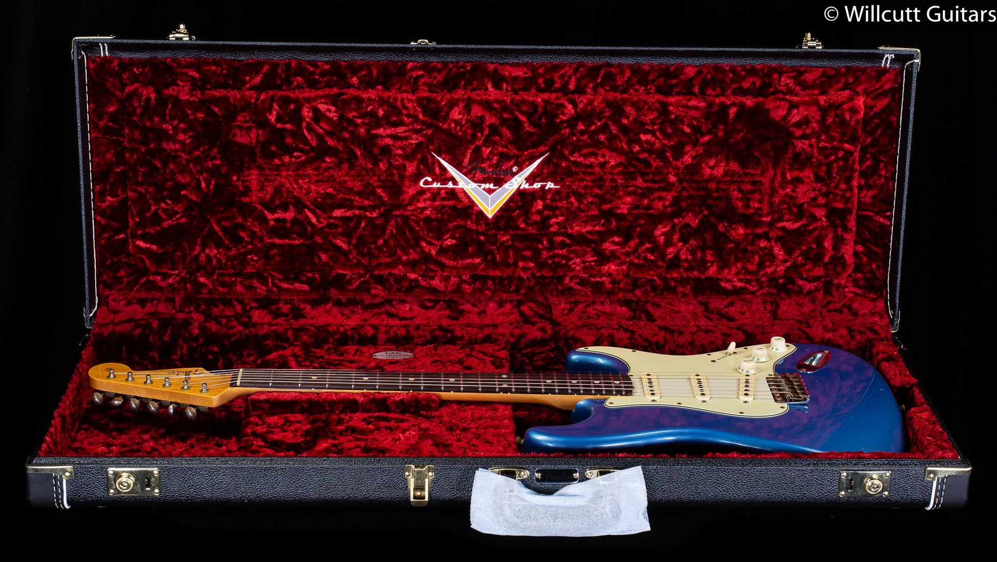 Fender Custom Shop Willcutt True '62 Stratocaster Journeyman Relic Lake Placid Blue 59 C (327)