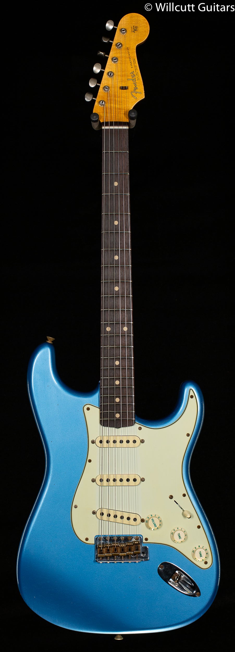 Fender Custom Shop Willcutt True '62 Stratocaster Journeyman Relic Lake Placid Blue Large C (435)