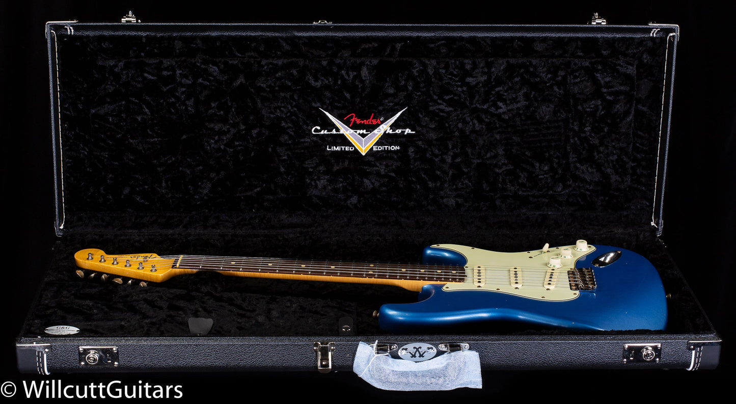 Fender Custom Shop Willcutt True '62 Stratocaster Journeyman Relic Lake Placid Blue 57 V