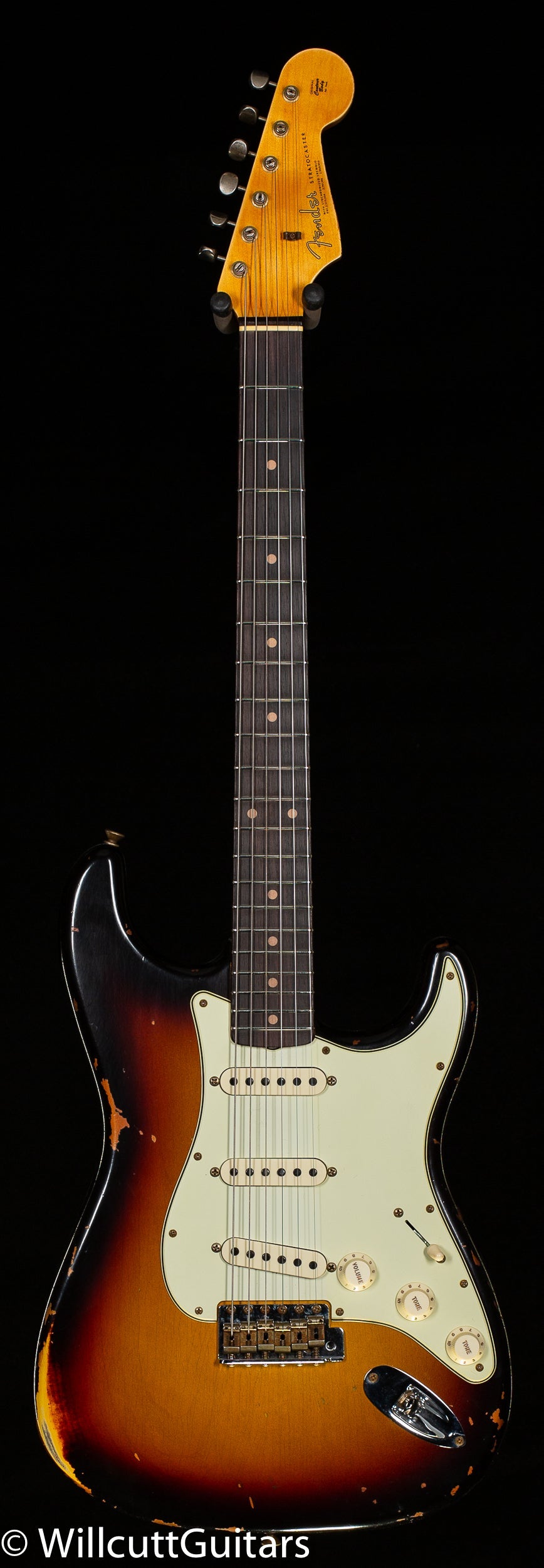 Fender Custom Shop "The 63" 1963 Stratocaster Relic 3-Tone Sunburst 65 C