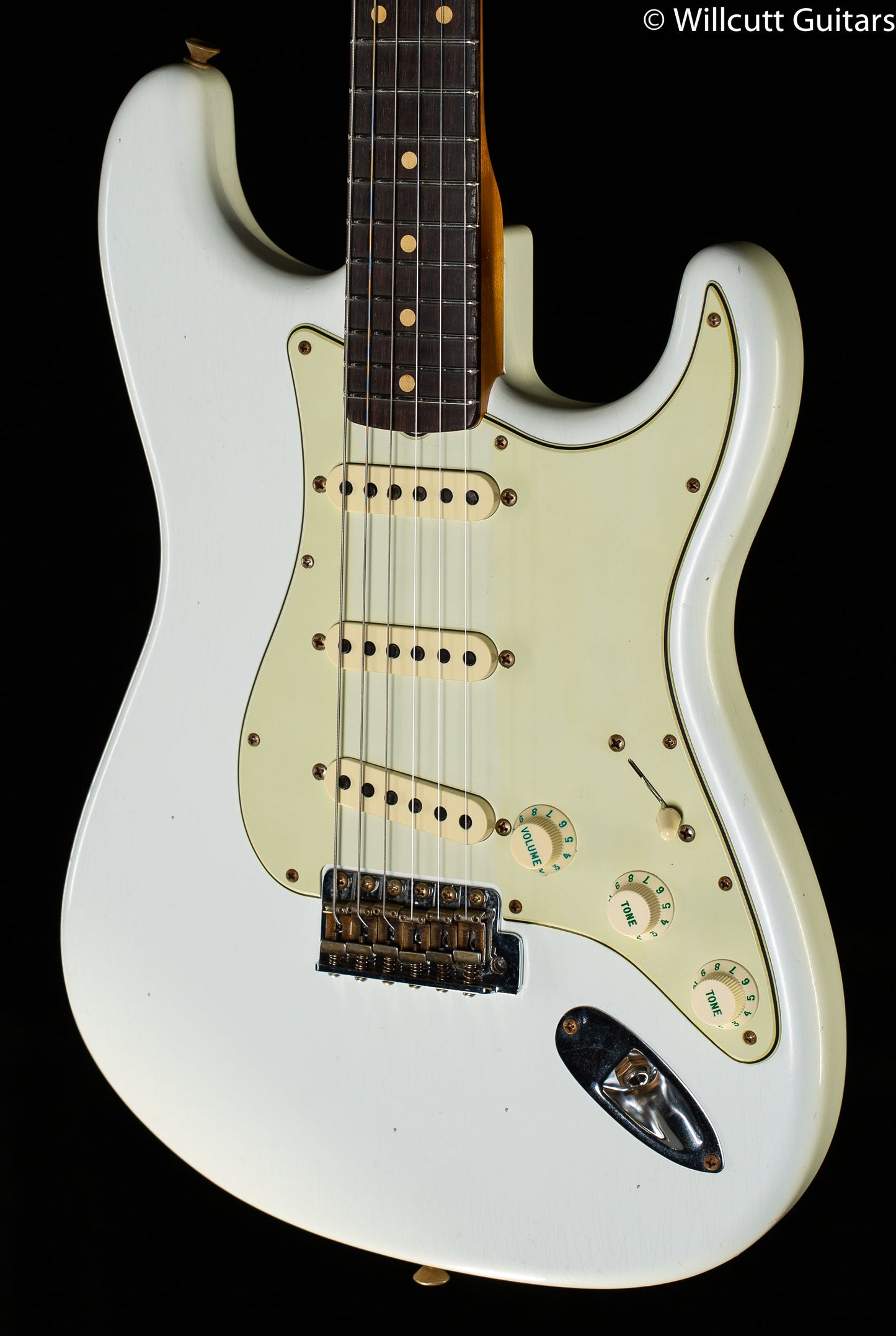 Fender Custom Shop Willcutt True '62 Stratocaster Journeyman Relic Olympic White 59 C