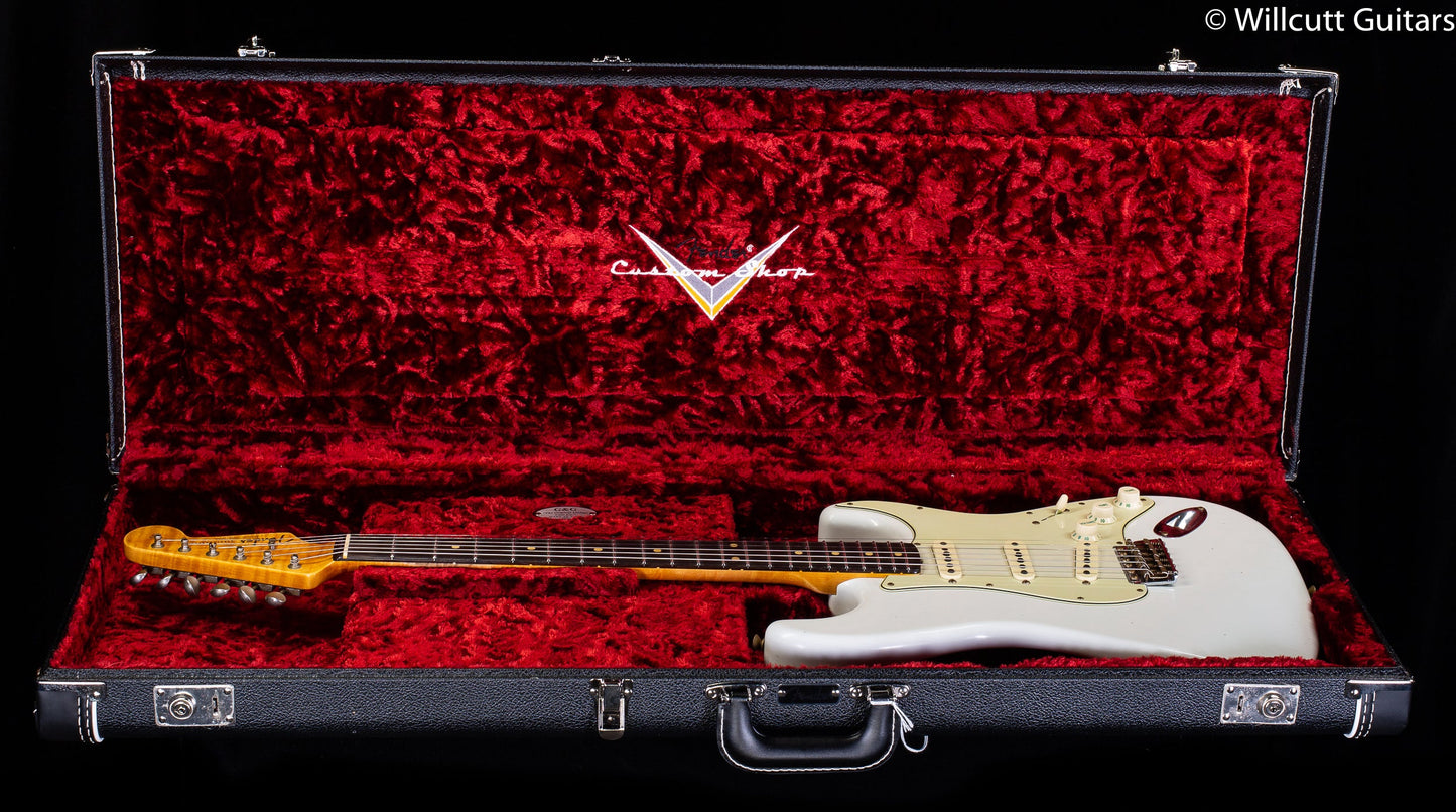 Fender Custom Shop Willcutt True '62 Stratocaster Journeyman Relic Olympic White 59 C