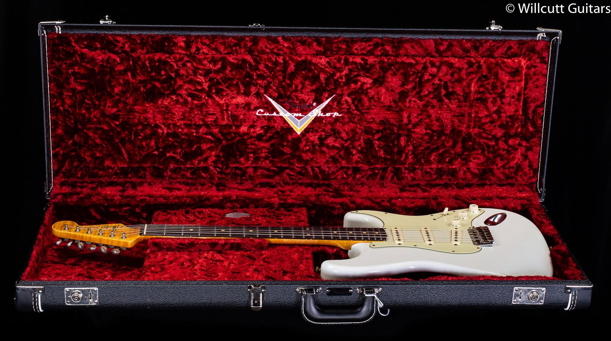 Fender Custom Shop Willcutt True '62 Stratocaster Journeyman Relic Olympic White 59 C
