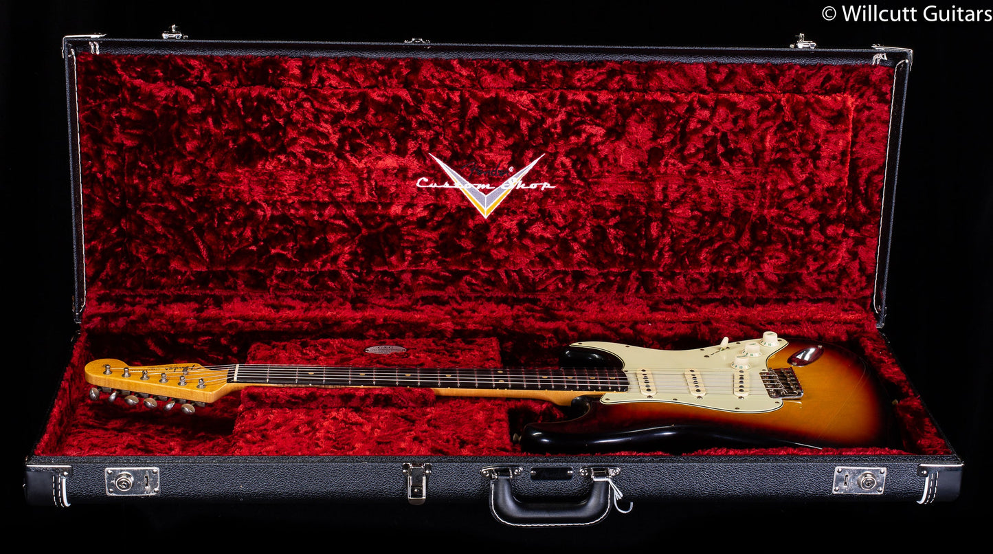 Fender Custom Shop Willcutt True '62 Stratocaster Journeyman Relic 3-Color Sunburst 59 C (726)