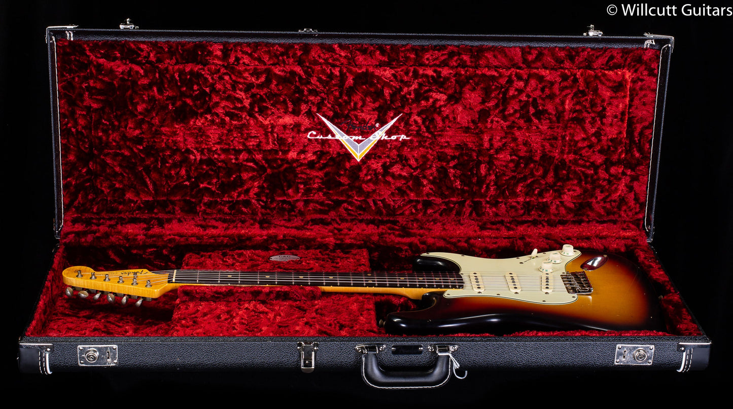 Fender Custom Shop Willcutt True '62 Stratocaster Journeyman Relic 3-Color Sunburst 60 C
