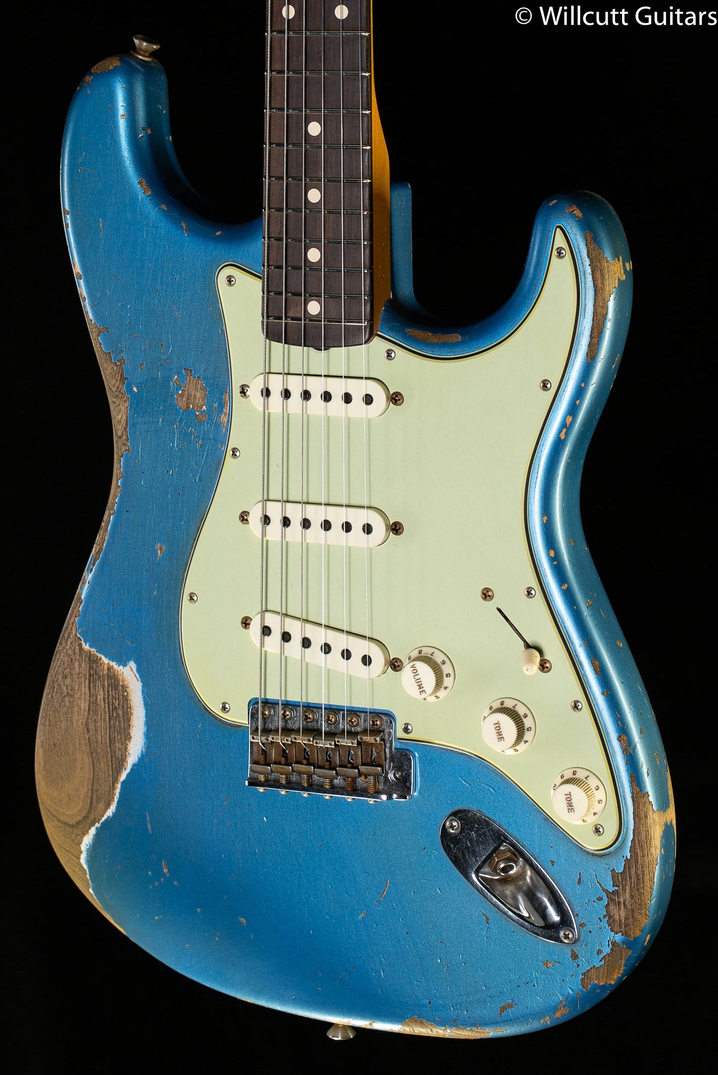 Fender Custom Shop Masterbuilt Ron Thorn 1962 Stratocaster Heavy Relic Lake Placid Blue (794)